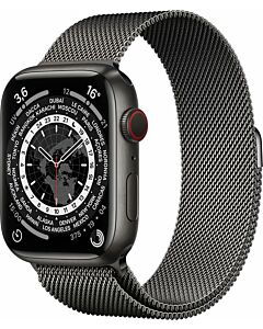 Apple Watch Series 7 Steel 45mm Black/Black GPS 4G Refurb 5*