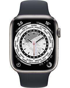 Apple Watch Series 7 Titanium 45mm Silv/Blue GPS 4G Refurb *