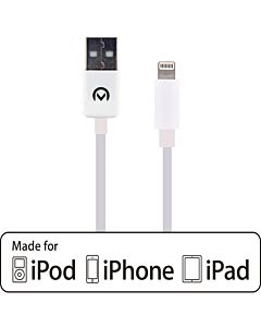 Mobilize Fast Charge/Sync Cable Apple Lightning 1m. White   