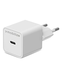 Mobilize Wall Charger USB-C 20W with PD/PPS White           