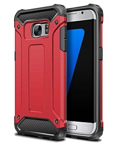 Samsung Galaxy S7 Armored backcoverTPU Red                
